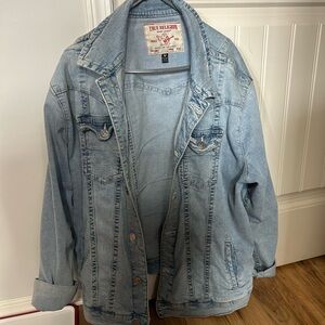 True Religion Light Blue Denim Shirt